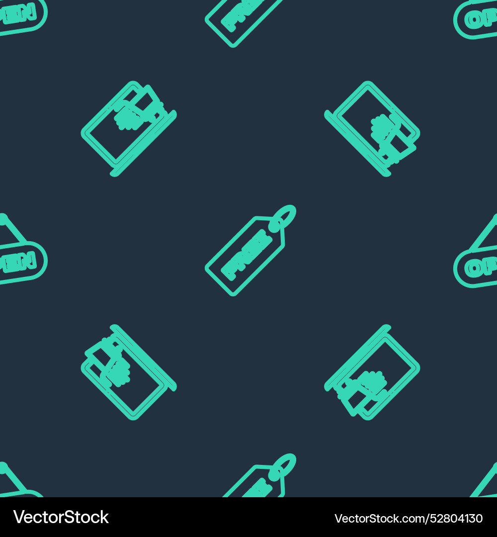 Set line price tag with free shopping cart Set line price tag with free shopping cart Vector Image