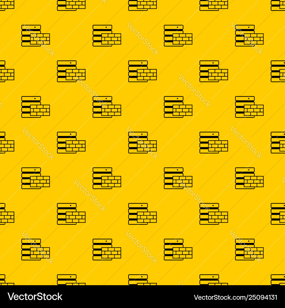 Database and brick wall pattern Vector Image