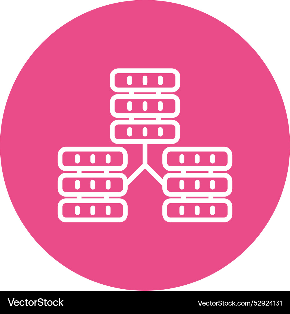 Database icon design Vector Image