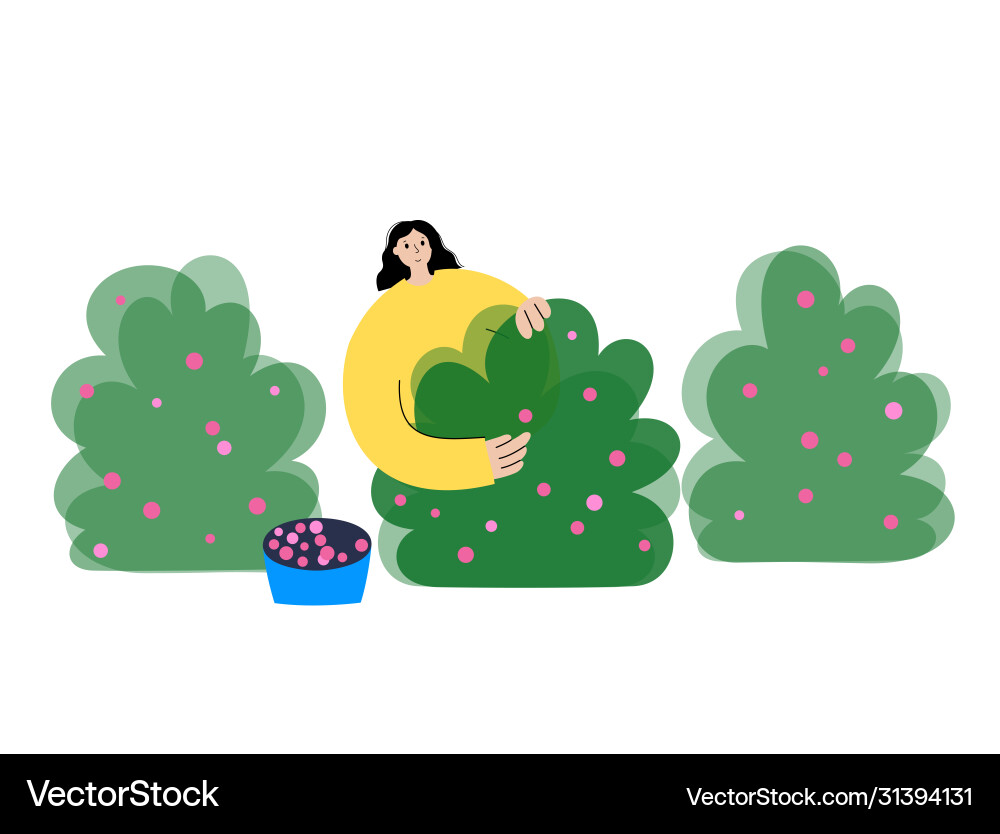 Garden work concept Garden work concept vector image