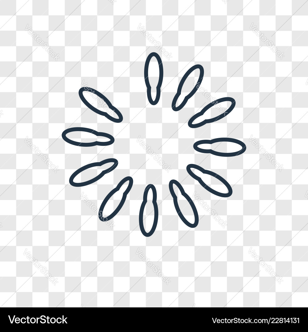 Loading concept linear icon isolated vector image