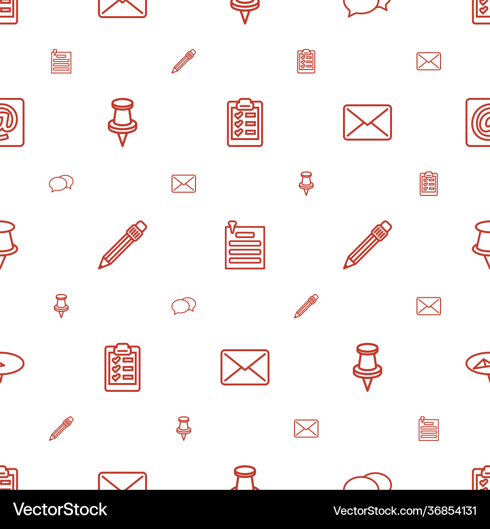 Message icons pattern seamless white background Vector Image