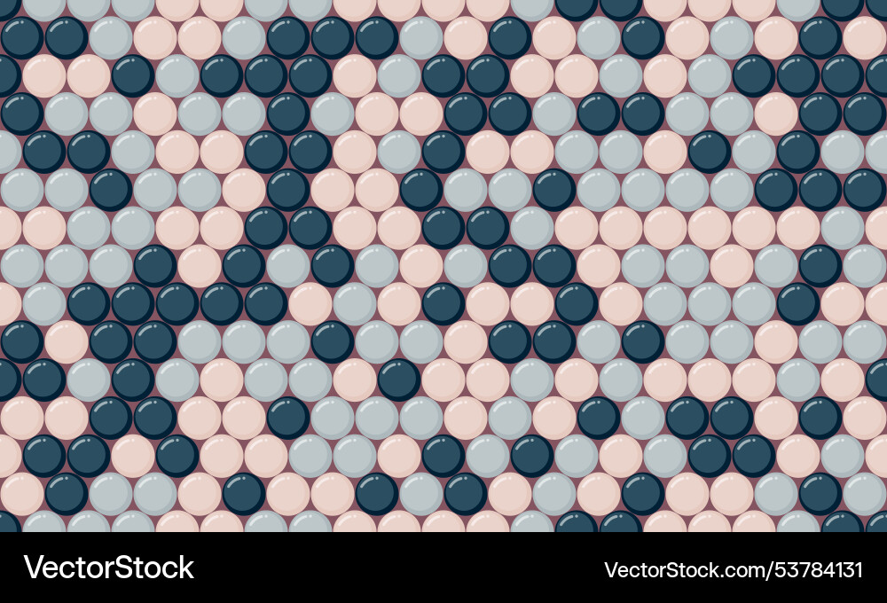 Round dotted pattern with geometric simplicity vector image