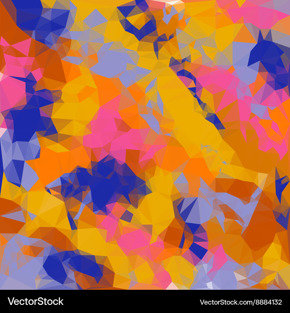 Abstract triangular color background vector image