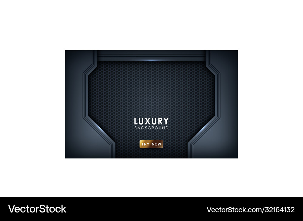 Black overlap background realistic layer vector image