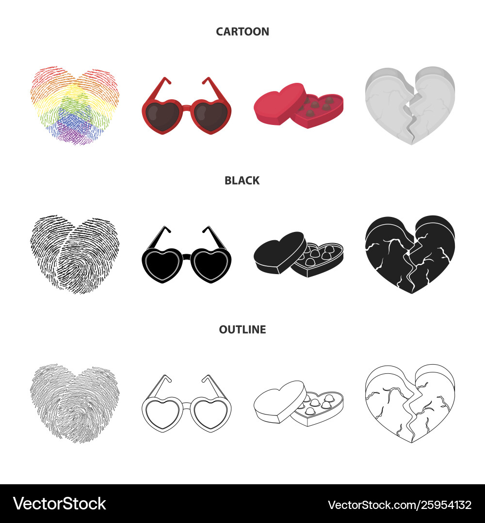 Design abstract and shape icon set vector image