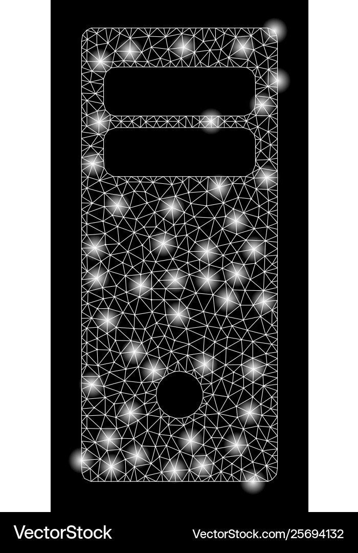 Golden square pattern computer mainframe Golden square pattern computer mainframe vector image