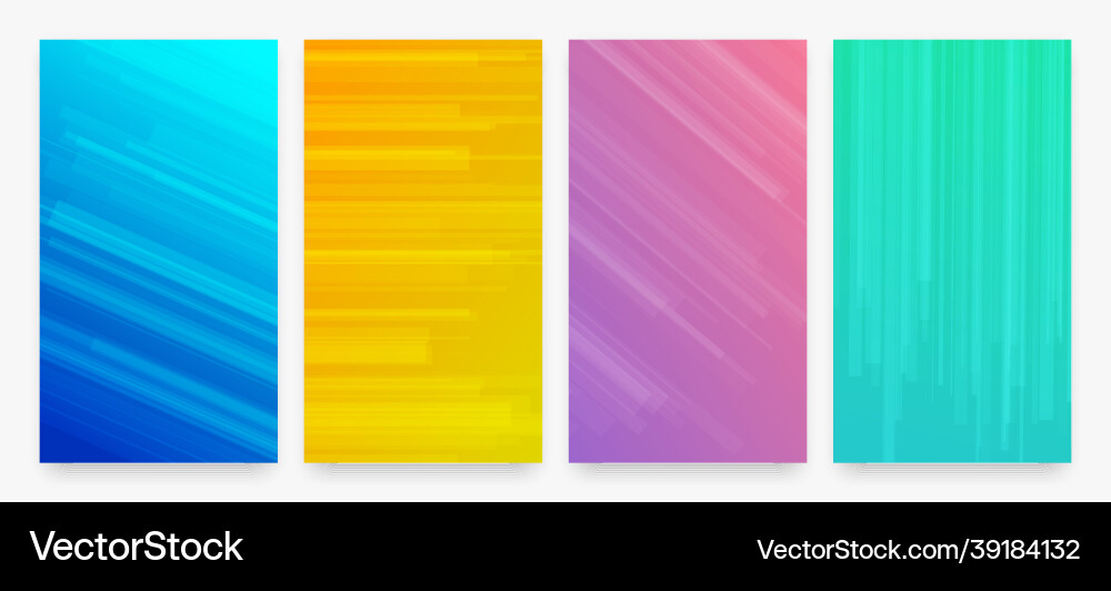 Modern colorful gradient background with lines Modern colorful gradient background with lines vector image