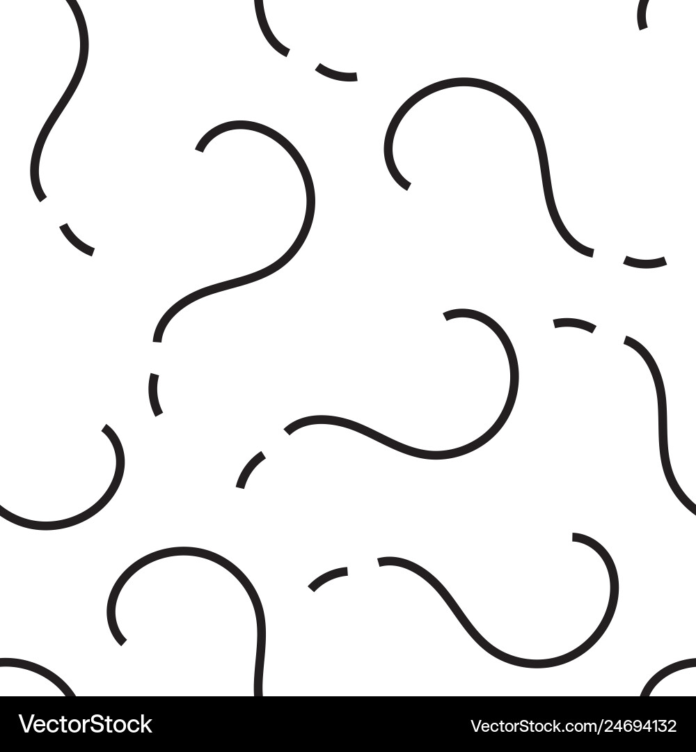 Question marks seamless pattern or interrogation Question marks seamless pattern or interrogation vector image
