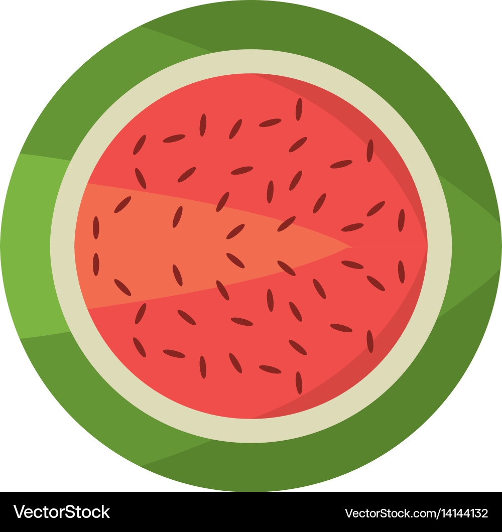 Wassermelonenfrüchte frisch vektorbild