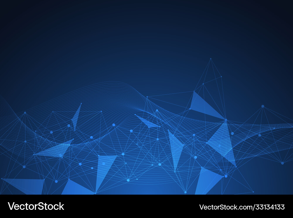 Geometric abstract background with connected line Geometric abstract background with connected line vector image