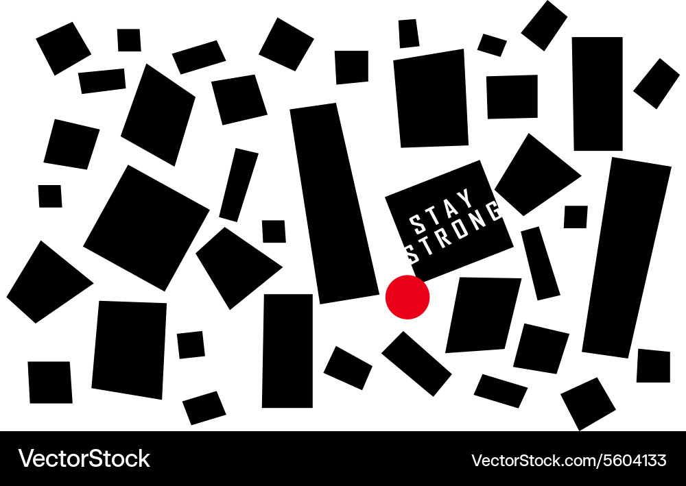 Set of abstract polygonal background vector image