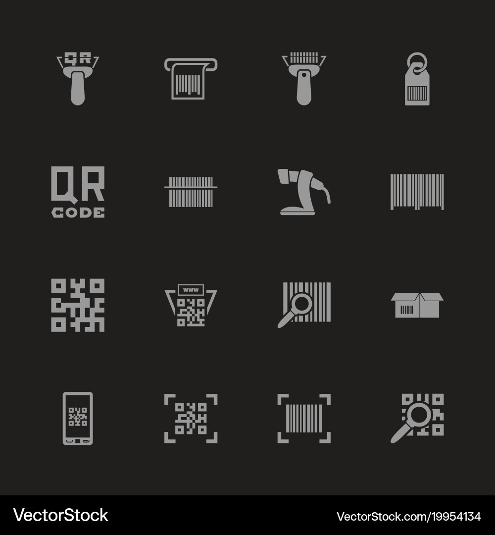 Check code - flat icons Vector Image
