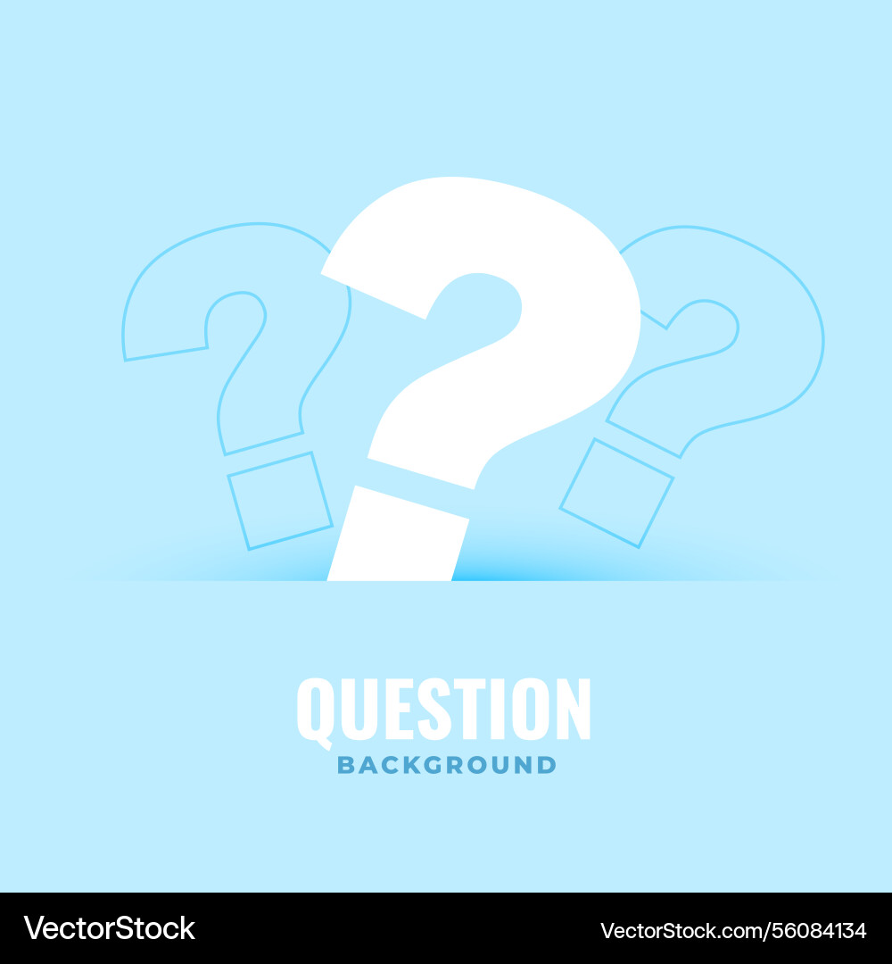 Faq question mark symbol for web or social Faq question mark symbol for web or social vector image