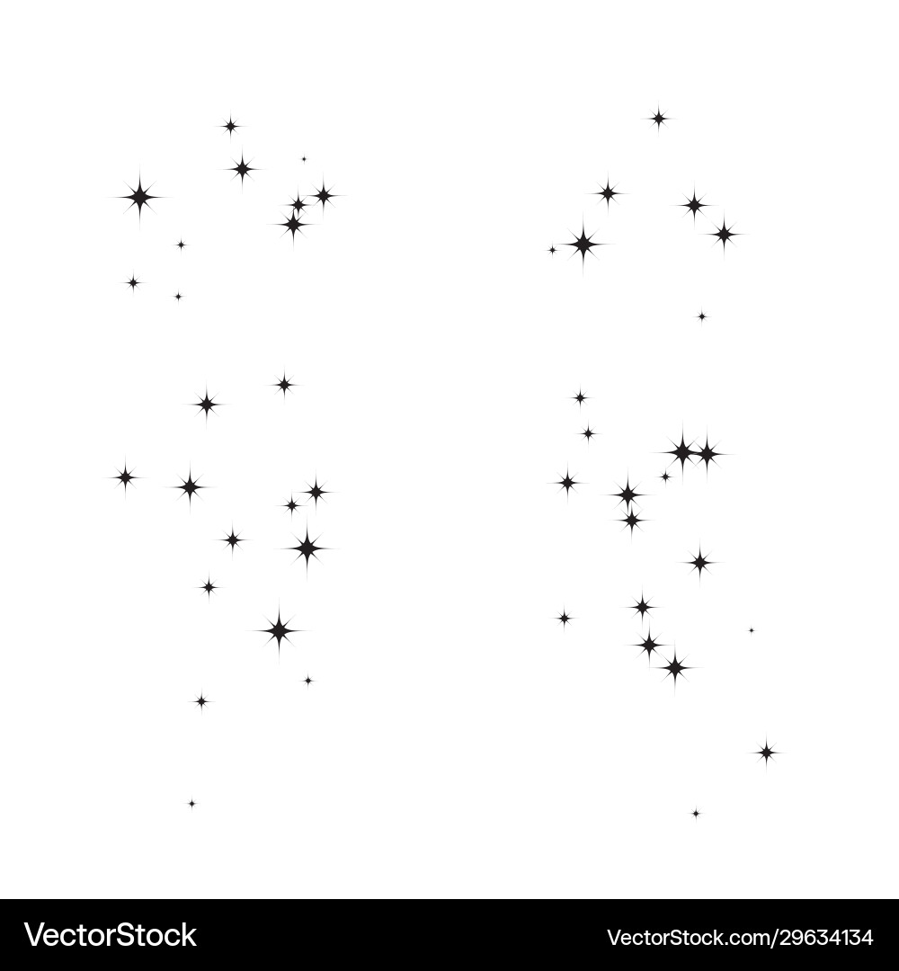 Fireworks star is a random source flow set Fireworks star is a random source flow set vector image
