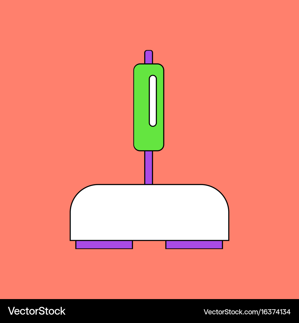 Flat icon design collection playing joystick Vector Image