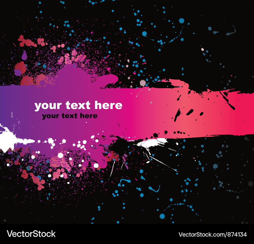 Grunge background with space for text vector image