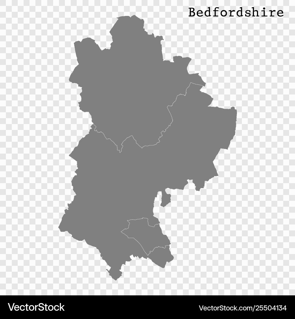 High quality map is a county england High quality map is a county england vector image
