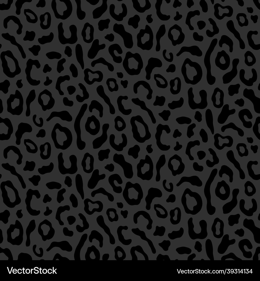 Leopard Print Seamless Pattern vector image