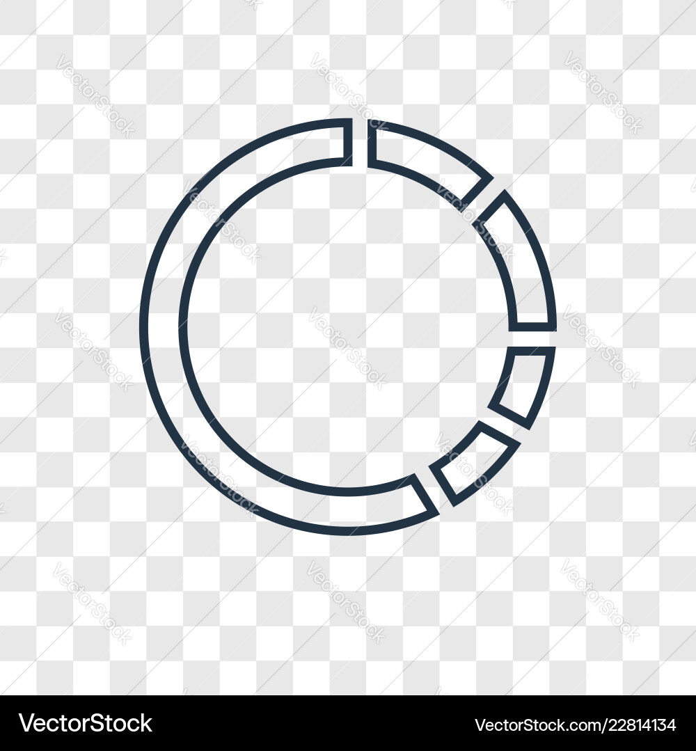 Loading concept linear icon isolated Loading concept linear icon isolated Vector Image