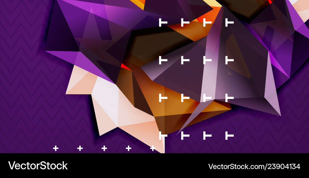 Low poly design 3d triangular shape background Low poly design 3d triangular shape background vector image