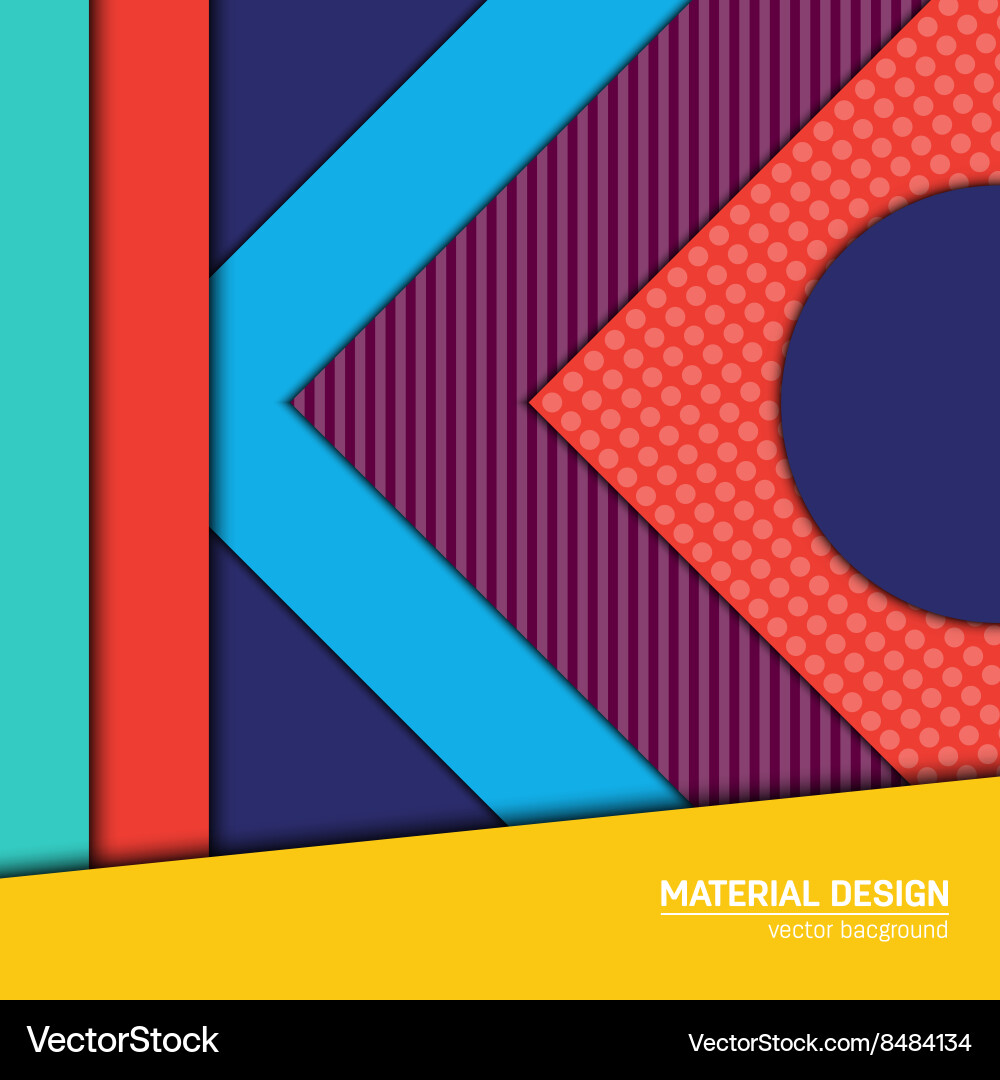Material design background abstract vector image