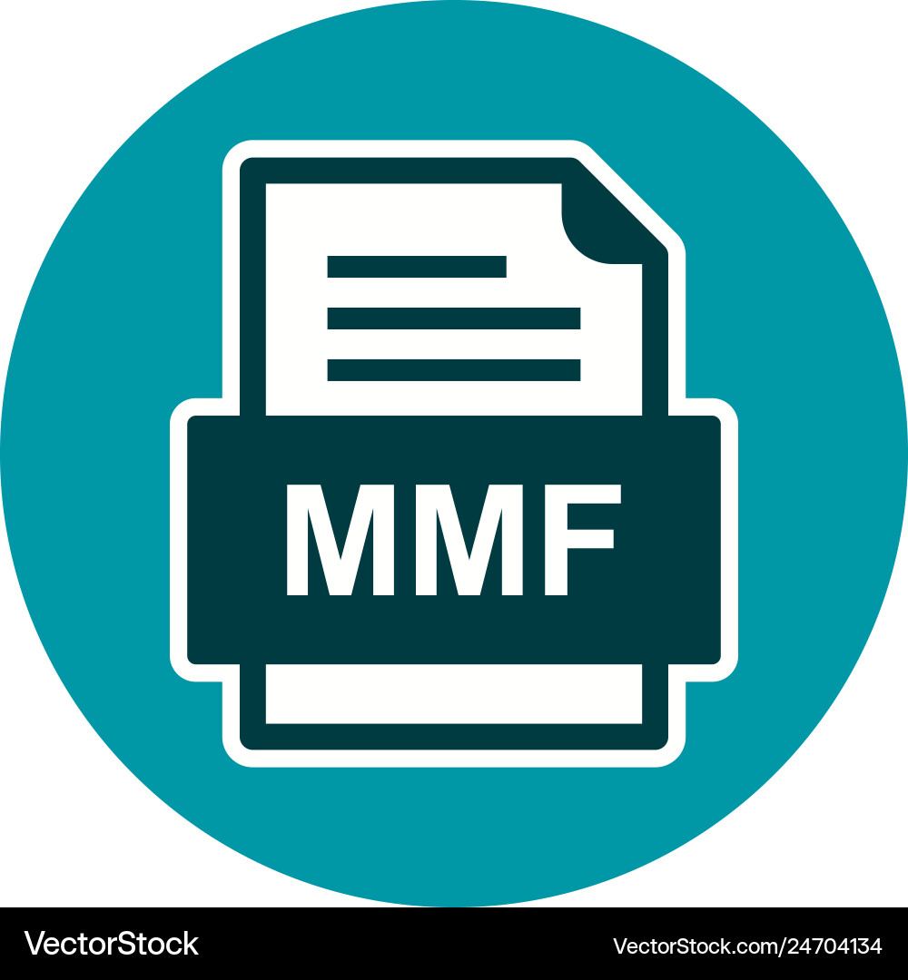 Mmf file document icon Vector Image