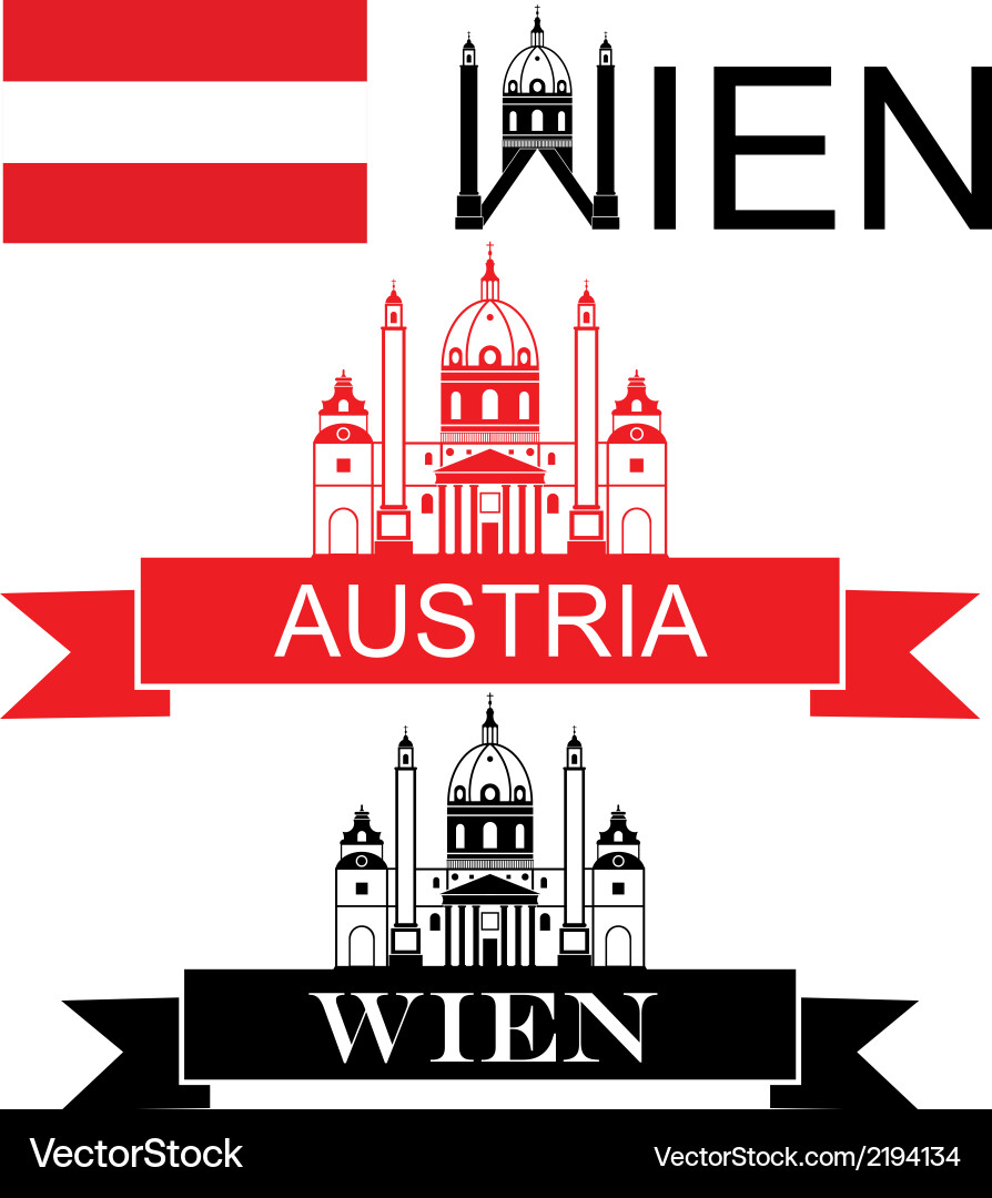 Österreich Vektorbild