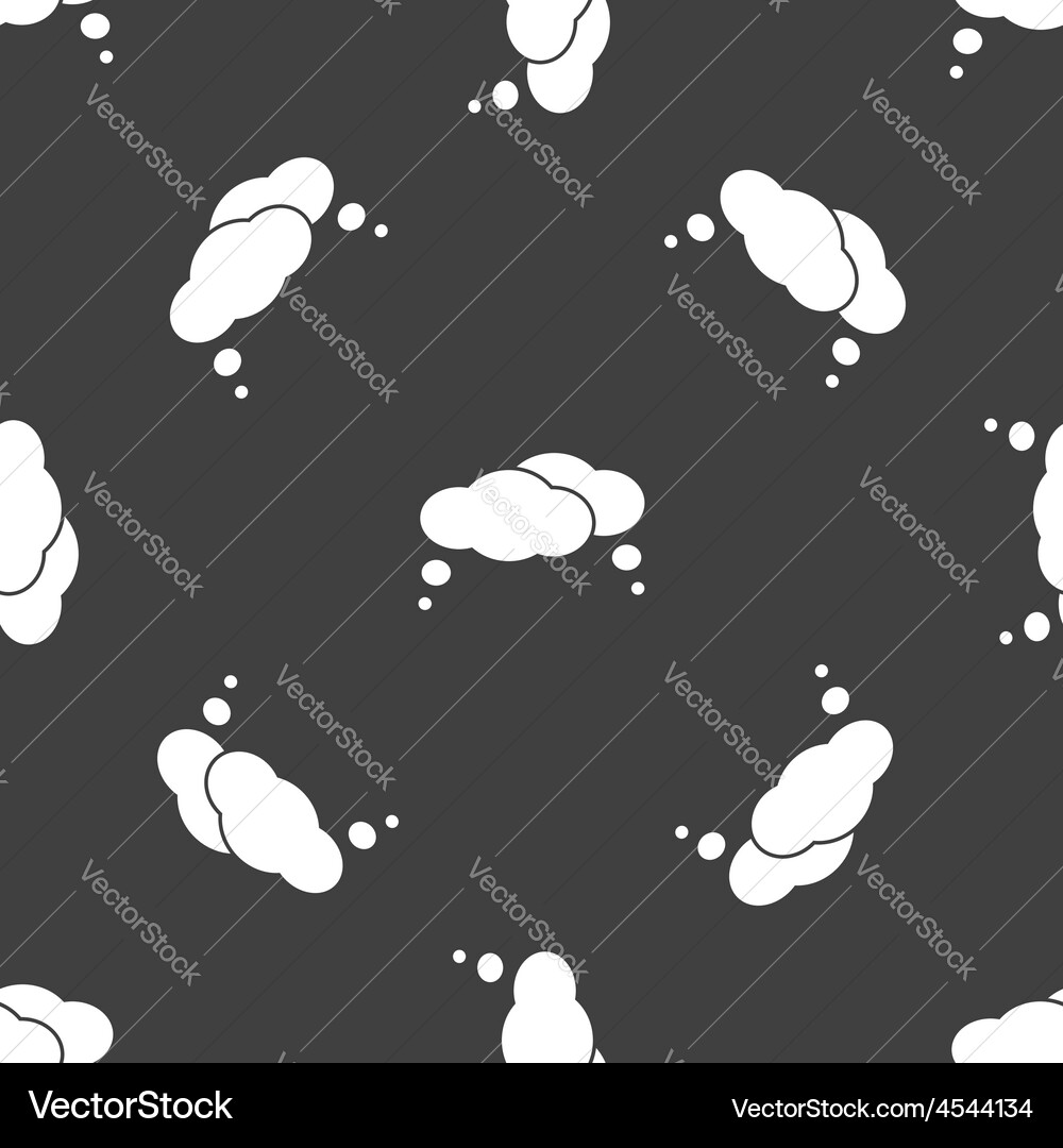 Thought bubble pattern Vector Image