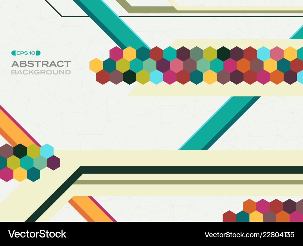 Abstract of colorful geometrical shape pattern Abstract of colorful geometrical shape pattern vector image