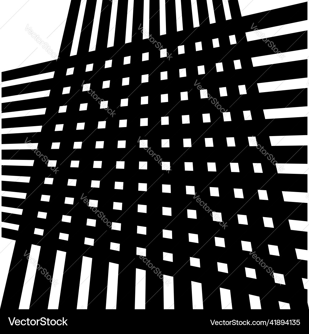 Abstract random grid mesh lattice grating vector image