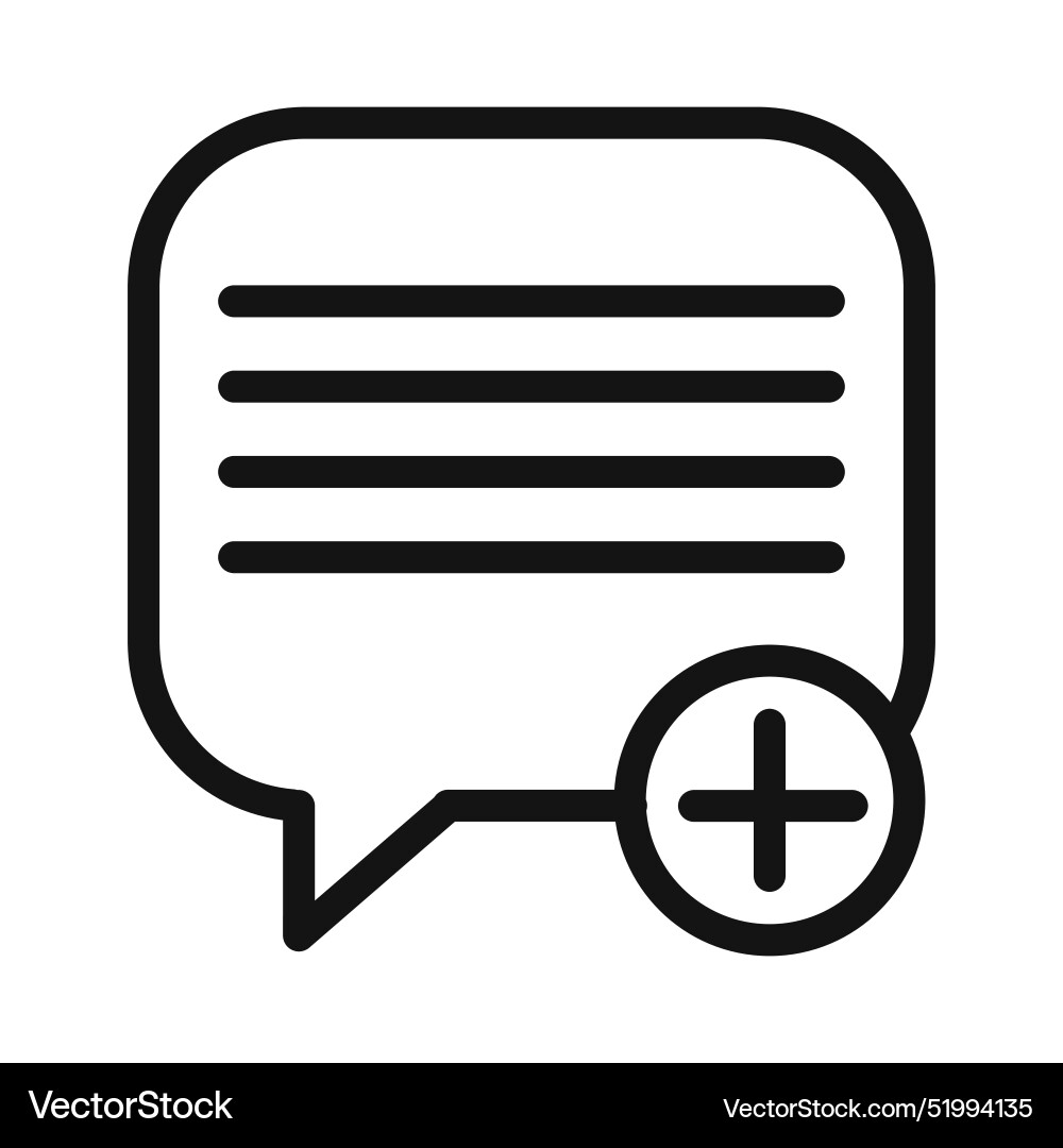 Add chat symbol mark in filled style Add chat symbol mark in filled style vector image