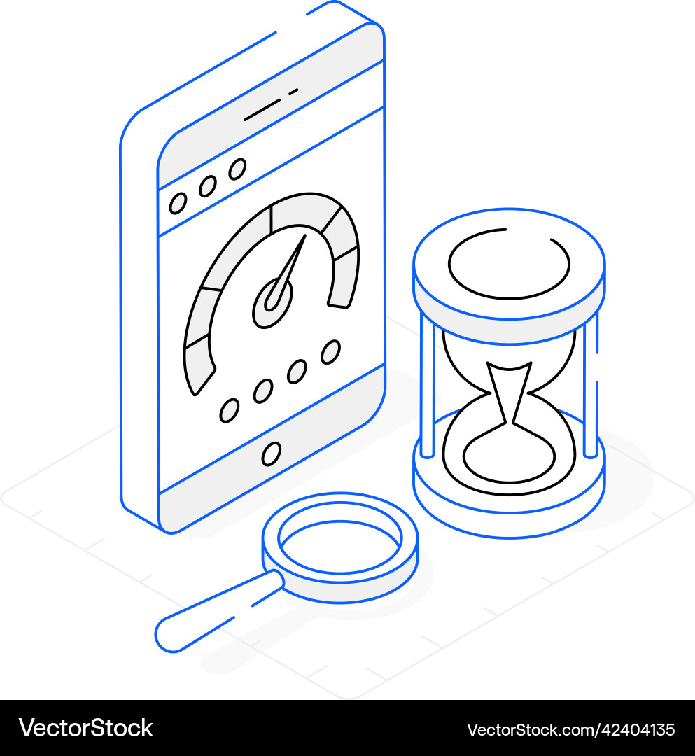 App testing Vector Image