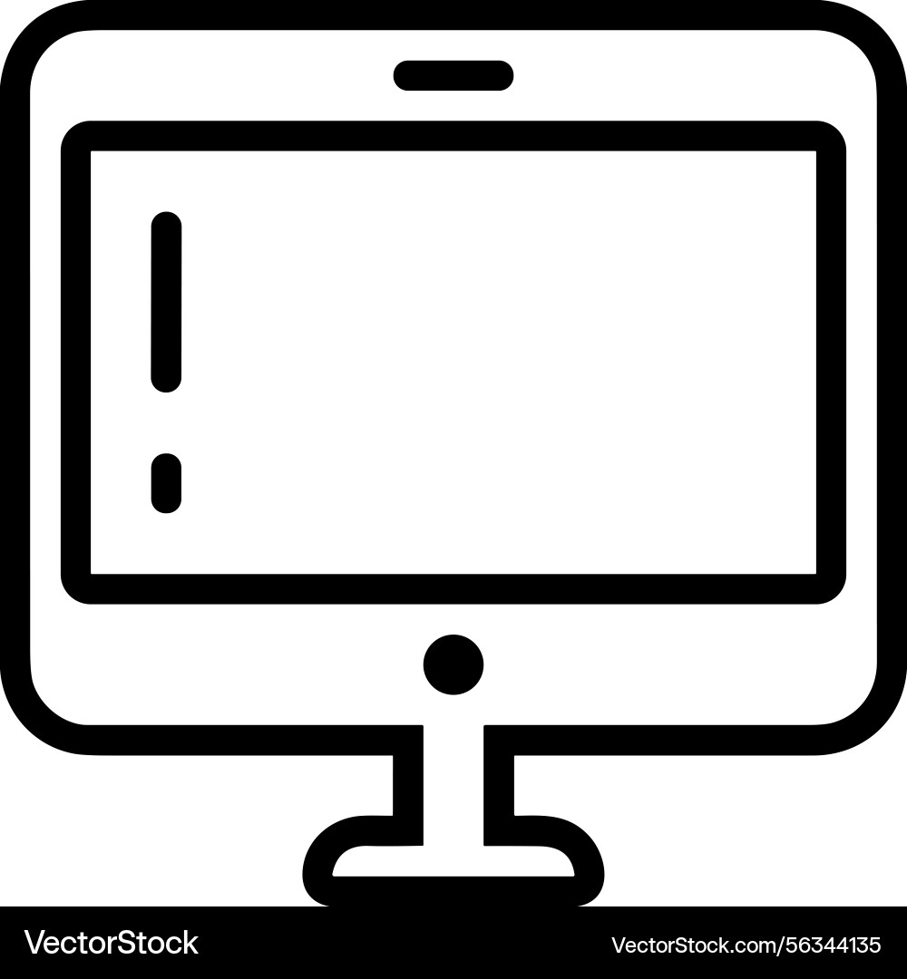 Computer icon symbol image Vector Image