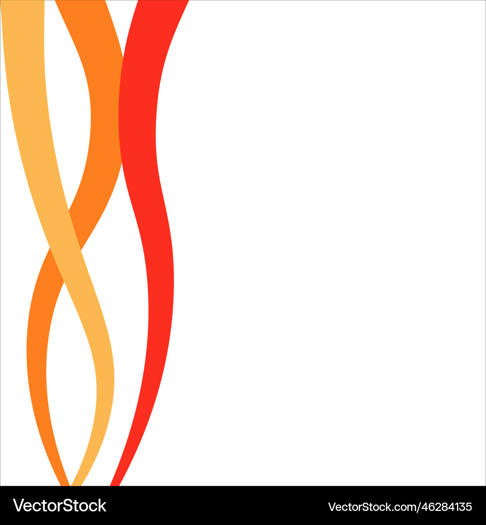 Curve border shape Curve border shape vector image
