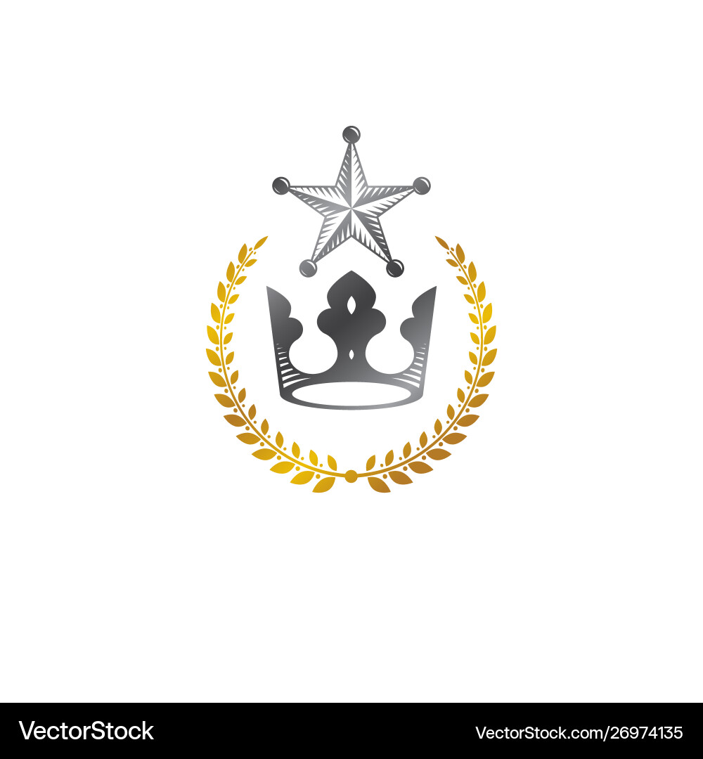 Imperial Krone Emblem heralic Mantelarme Imperial Krone Emblem heralic Mantelarme vektorbild
