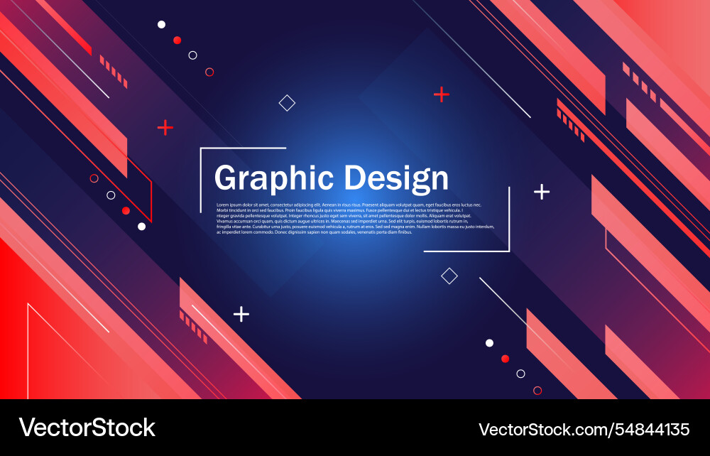 Modern graphic design abstract layout Vector Image