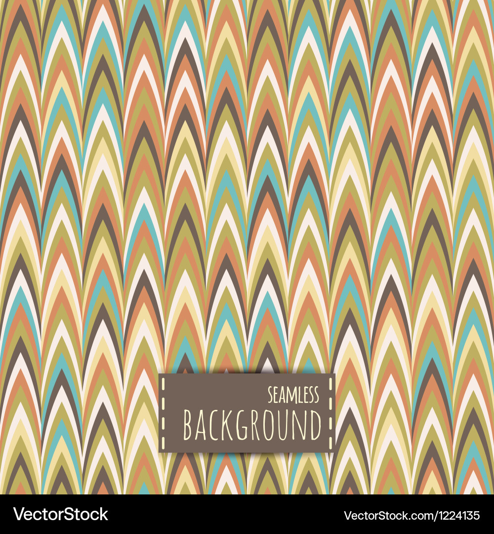 Retro seamless pattern arrows background vector image