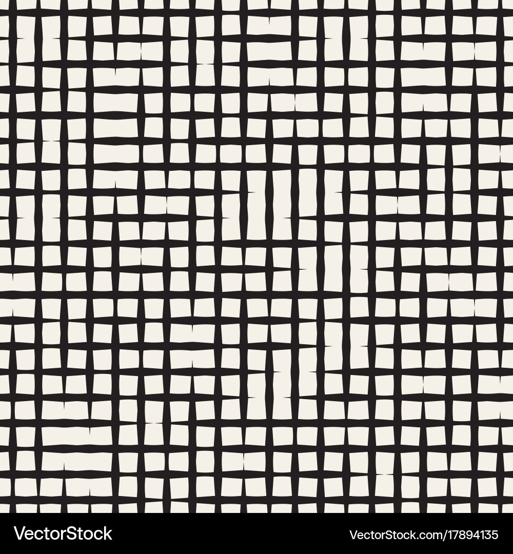 Seamless geometric lattice pattern irregular grid Vector Image