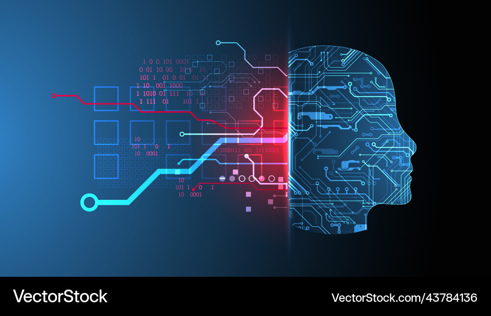 Abstract background on the theme of artificial Abstract background on the theme of artificial vector image