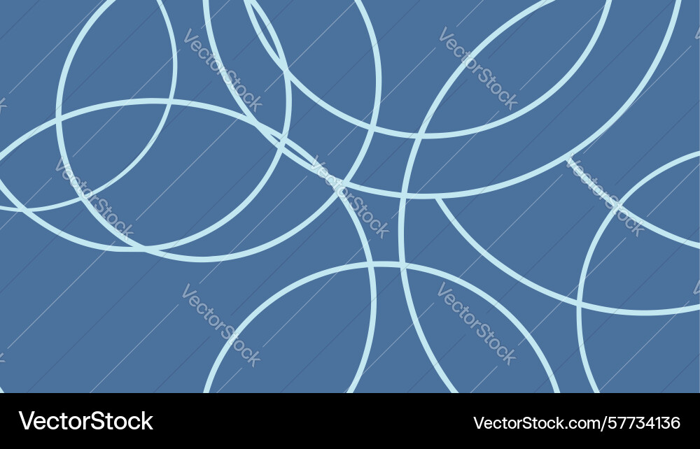 Modern abstract pattern with overlapping circular vector image