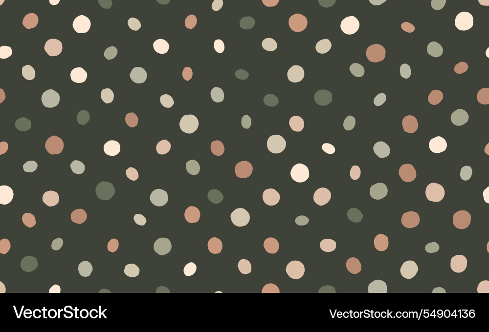 Stylish abstract seamless pattern with scattered Vector Image