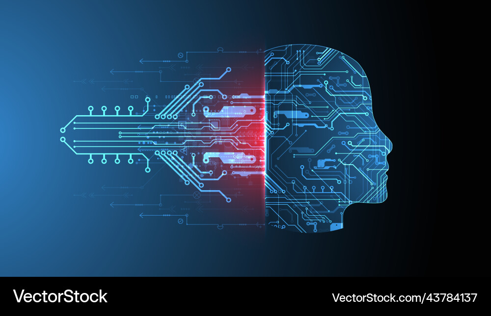 Abstract background on the theme of artificial Abstract background on the theme of artificial vector image