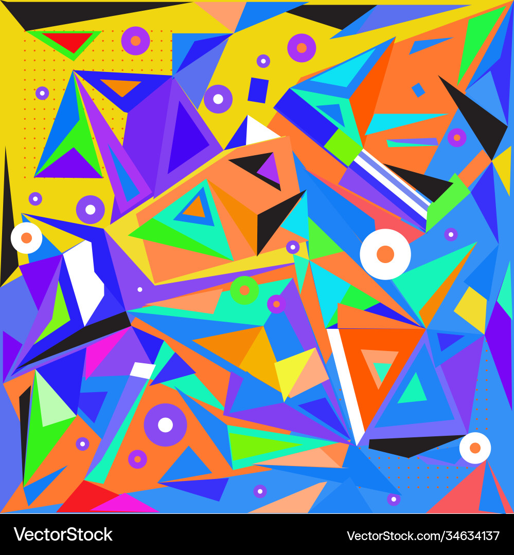 Abstract modern triangles background pattern Abstract modern triangles background pattern Vector Image