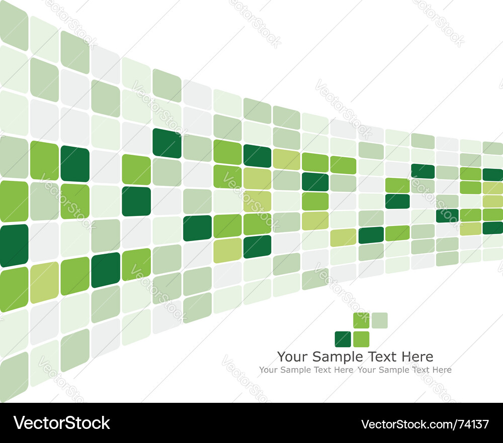 Geometric Blocks Background vector image
