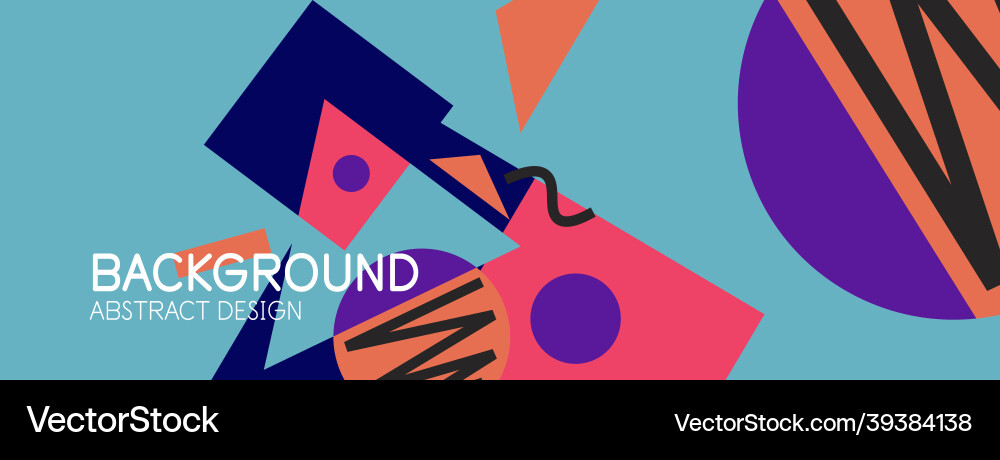 Abstract background blocks lines triangles Abstract background blocks lines triangles Vector Image