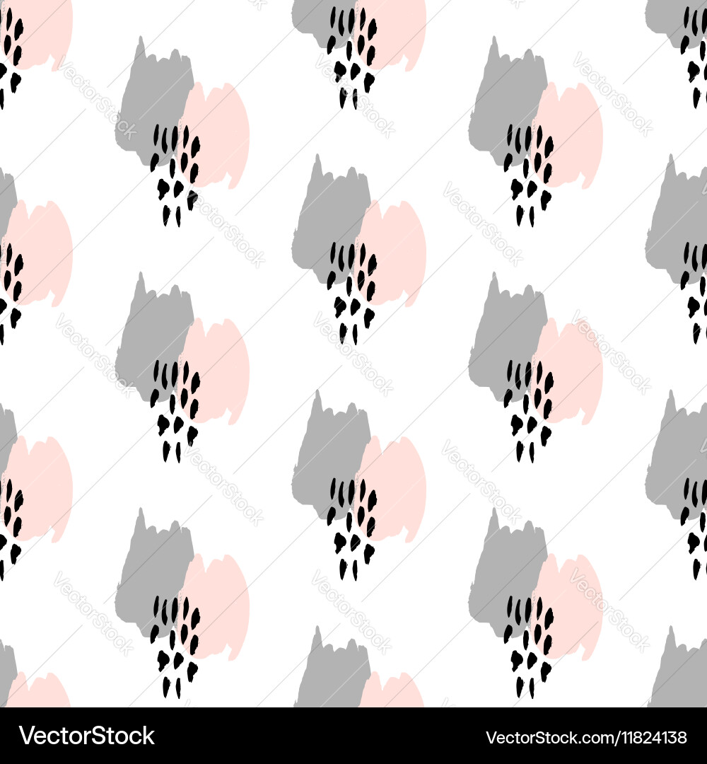 Abstract Brushstroke Pattern vector image