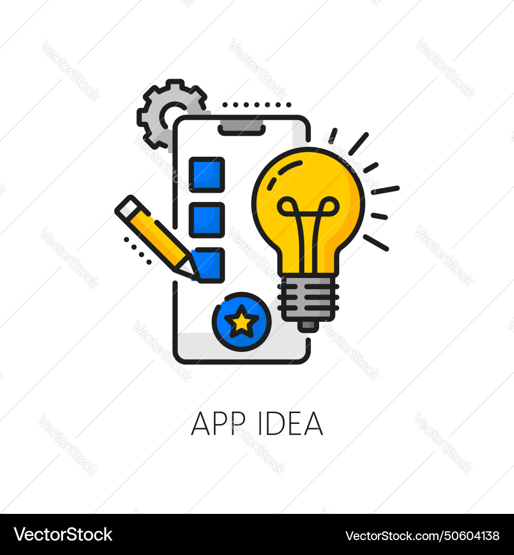 App-Idee für Web Application Software Entwicklung App-Idee für Web Application Software Entwicklung vektorbild