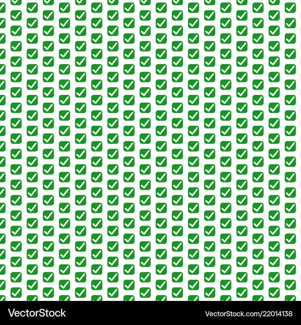 Pattern background check box icon Vector Image