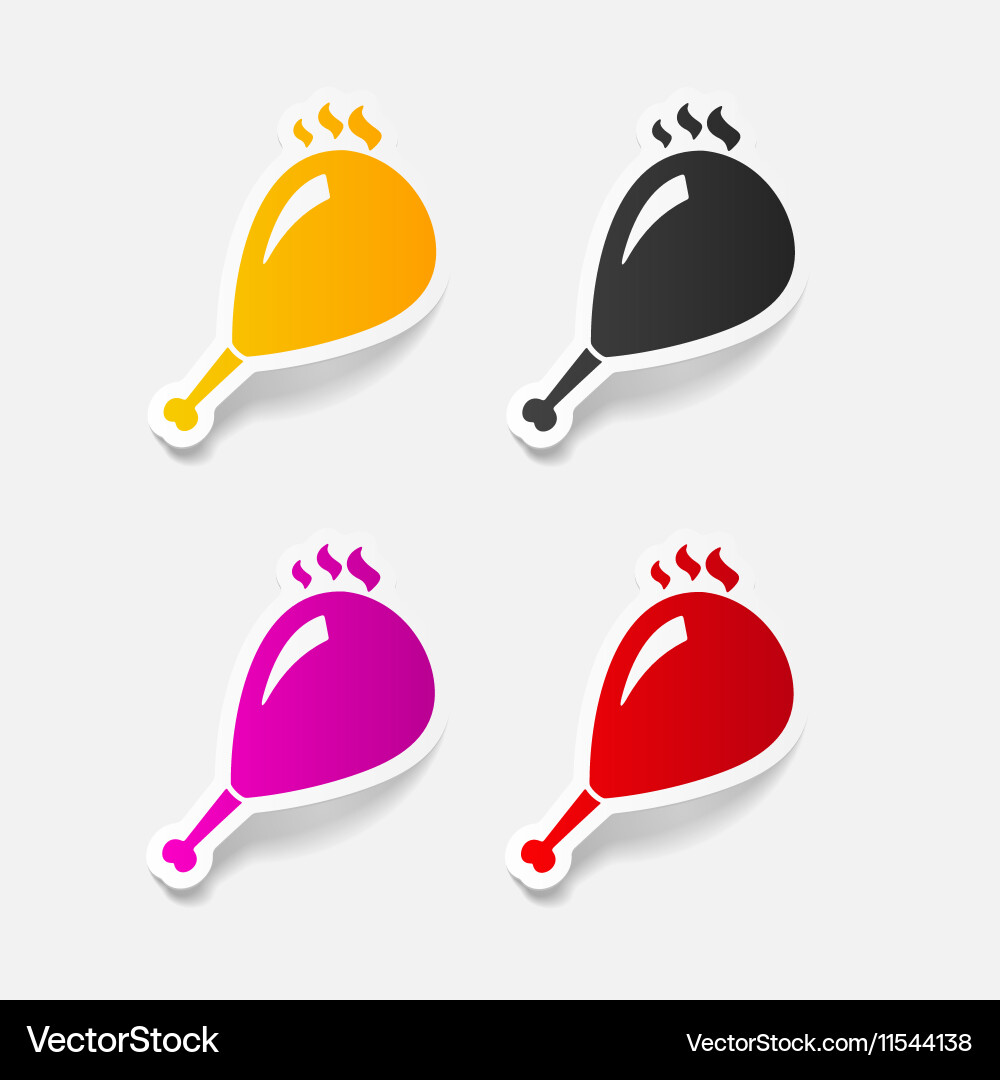 Realistic design element gammon Vector Image